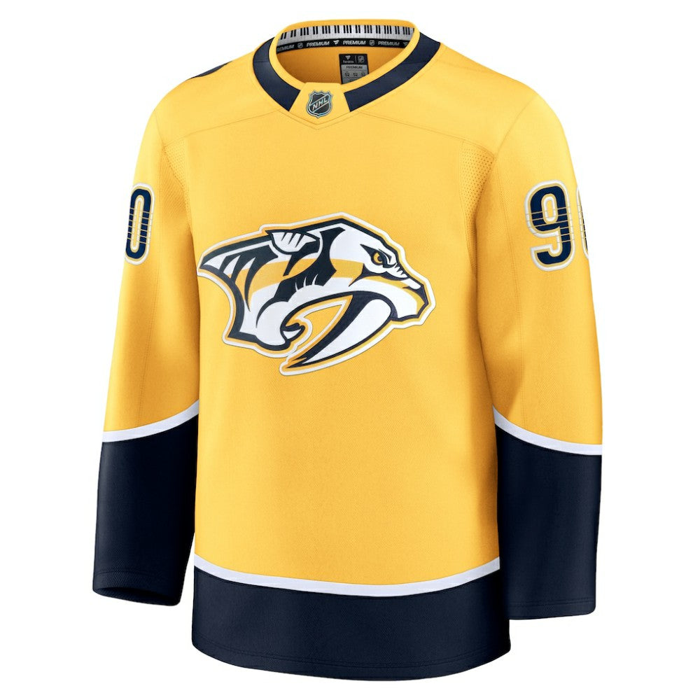 Ryan O'Reilly Nashville Predators Fanatics Home Premium Jersey - Yellow - NHL