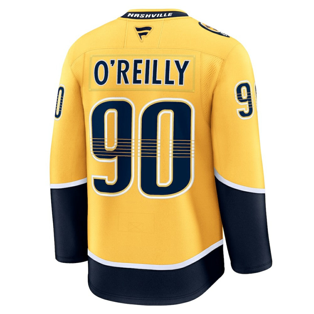 Ryan O'Reilly Nashville Predators Fanatics Home Premium Jersey - Yellow - NHL