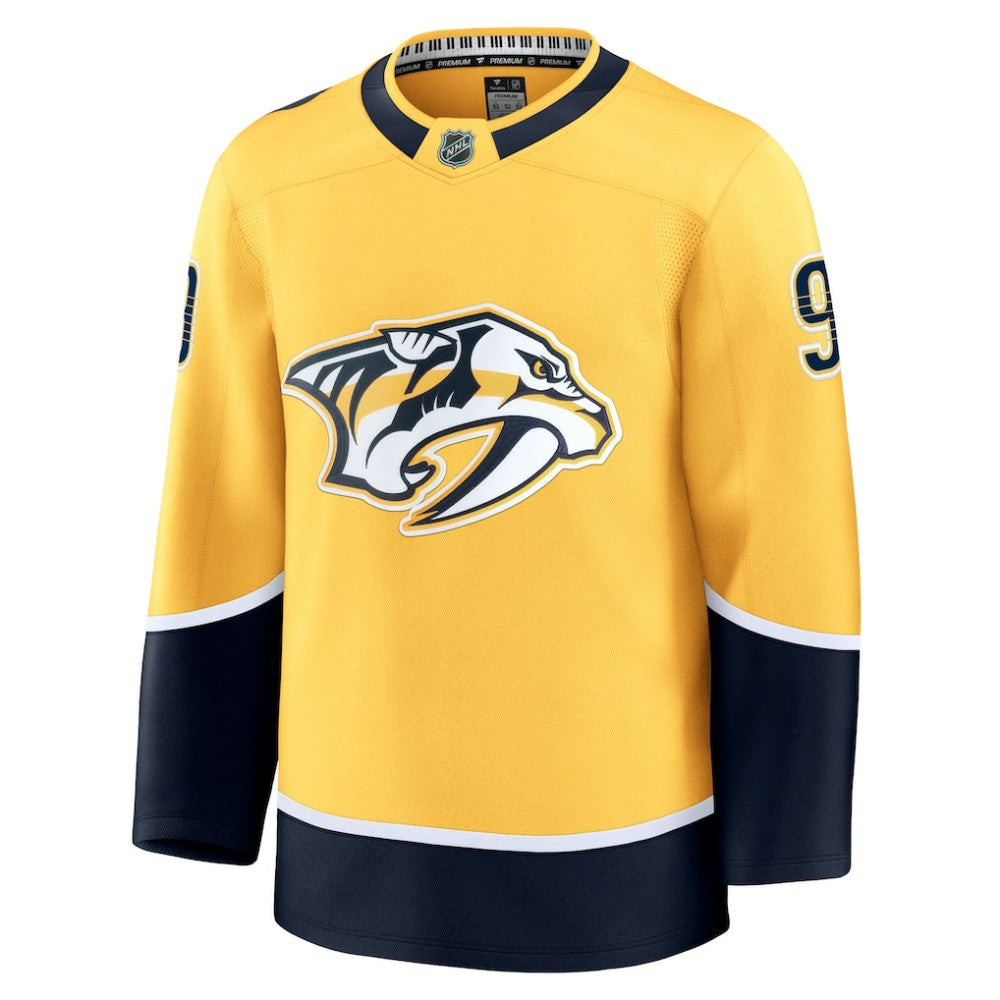 Filip Forsberg Nashville Predators Fanatics Home Premium Jersey - Gold - NHL