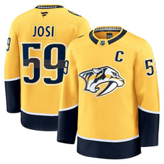 Roman Josi Nashville Predators Fanatics Home Premium Jersey - Yellow - NHL