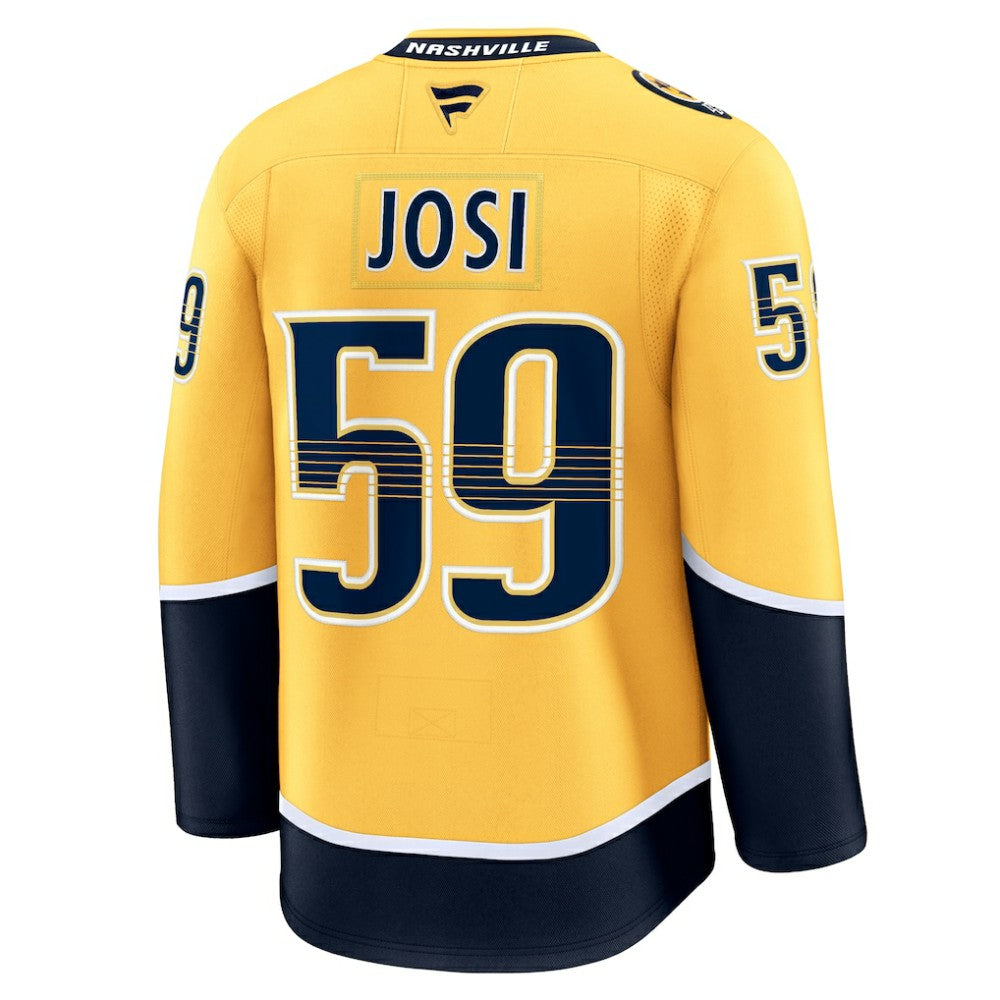 Roman Josi Nashville Predators Fanatics Home Premium Jersey - Yellow - NHL