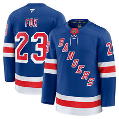 Adam Fox New York Rangers Fanatics Home Premium Jersey - Blue - NHL
