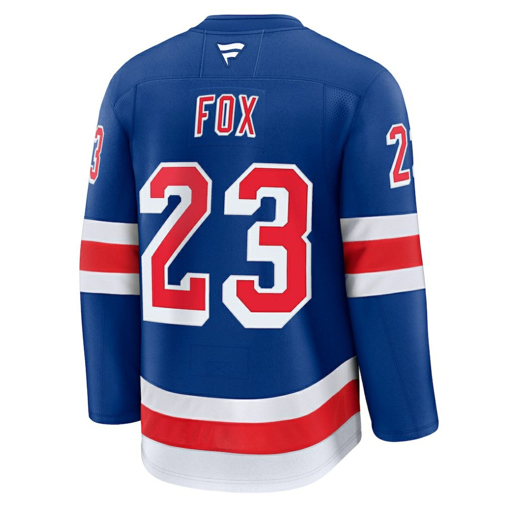 Adam Fox New York Rangers Fanatics Home Premium Jersey - Blue - NHL