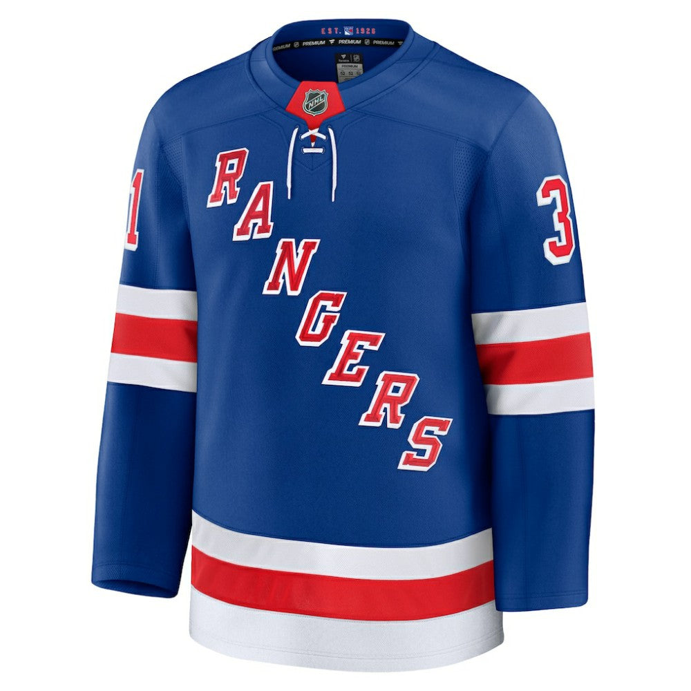 Igor Shesterkin New York Rangers Fanatics Home Premium Jersey - Blue - NHL