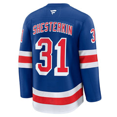 Igor Shesterkin New York Rangers Fanatics Home Premium Jersey - Blue - NHL
