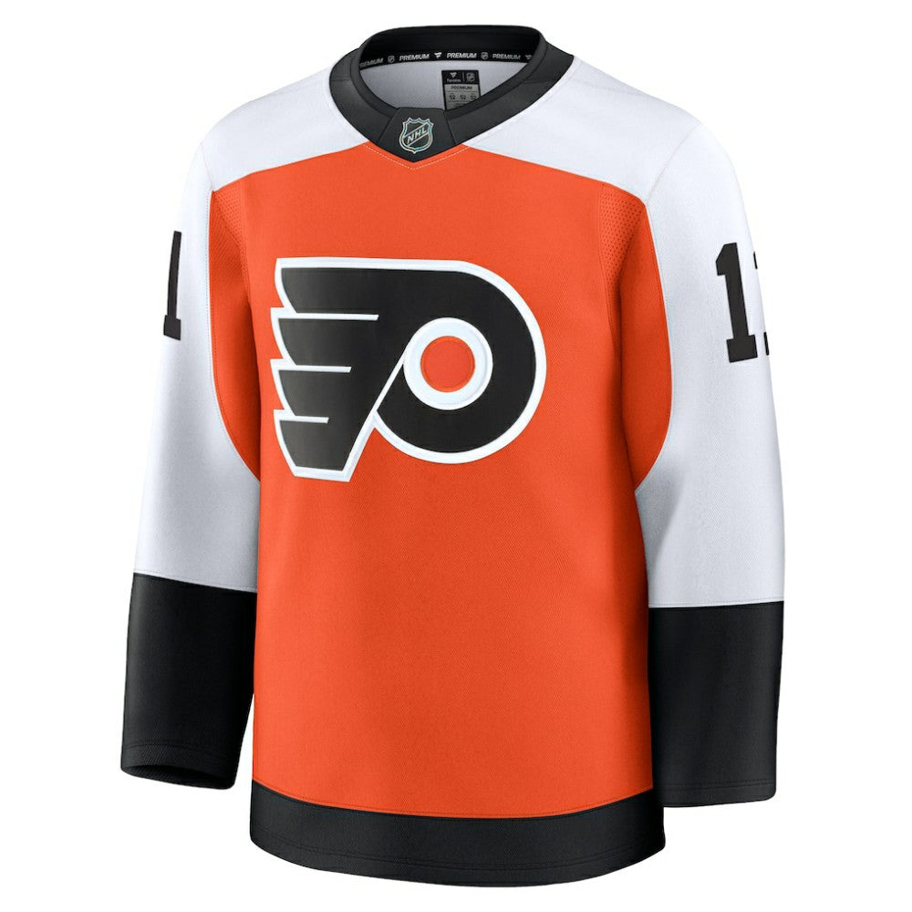 Travis Konecny Philadelphia Flyers Fanatics Home Premium Jersey - Burnt Orange - NHL