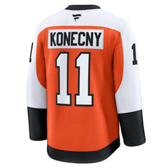 Travis Konecny Philadelphia Flyers Fanatics Home Premium Jersey - Burnt Orange - NHL