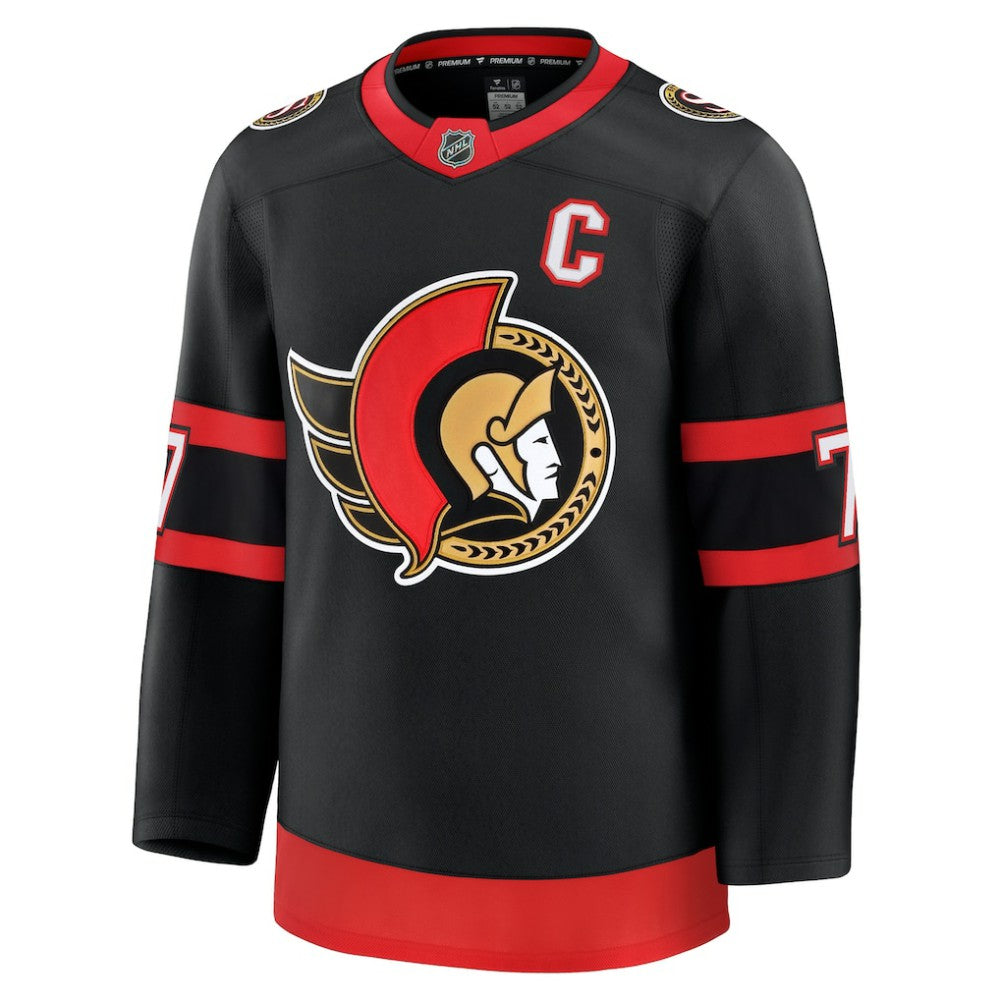 Brady Tkachuk Ottawa Senators Fanatics Home Premium Jersey - Black - NHL