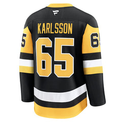 Erik Karlsson Pittsburgh Penguins Fanatics Home Premium Jersey - Black - NHL