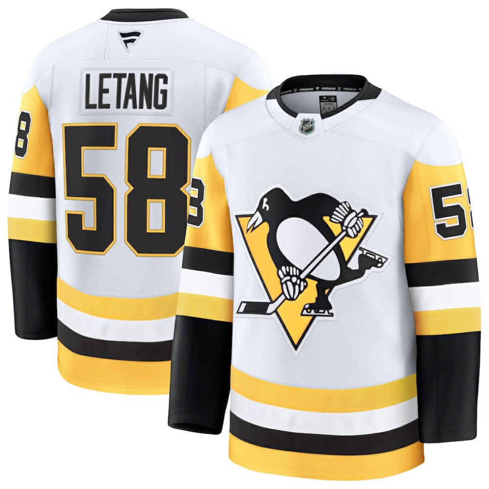 Kris Letang Pittsburgh Penguins Fanatics Premium Jersey - White - NHL