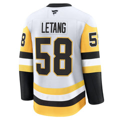 Kris Letang Pittsburgh Penguins Fanatics Premium Jersey - White - NHL