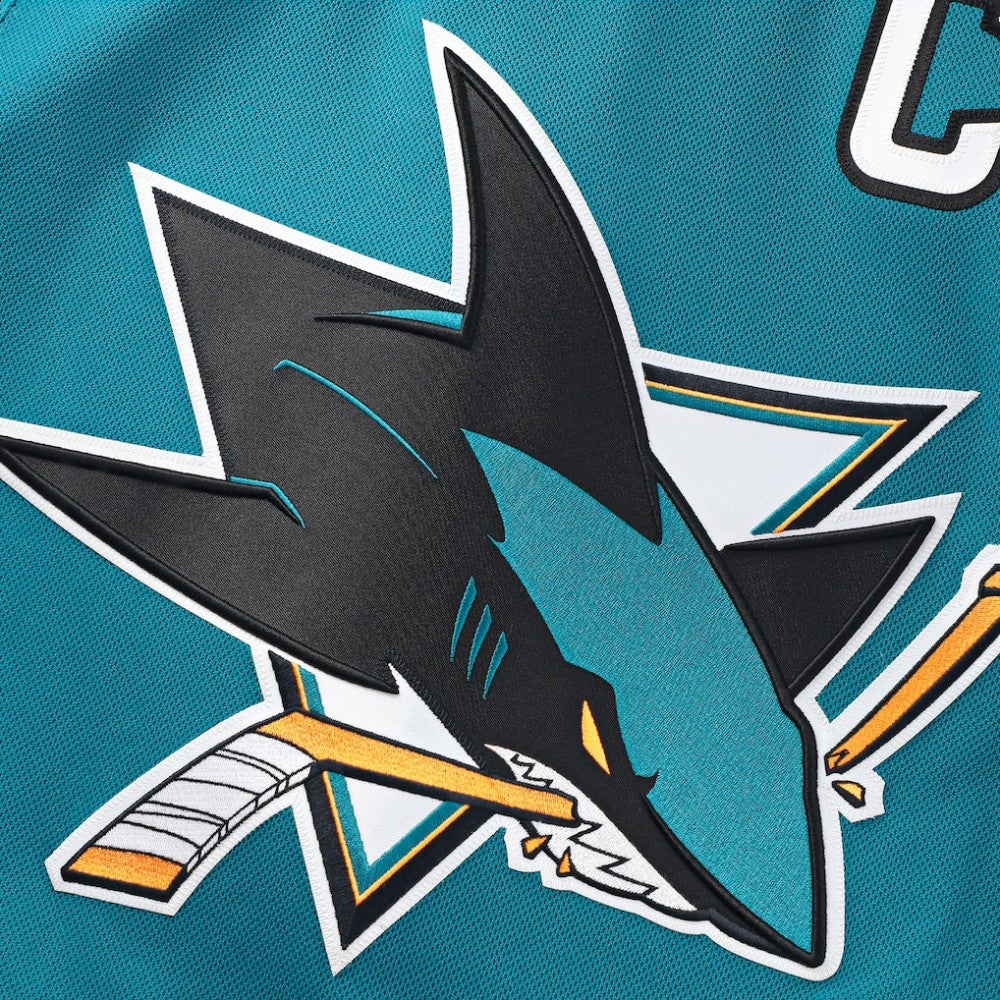 Logan Couture San Jose Sharks Fanatics Home Premium Jersey - Teal - NHL