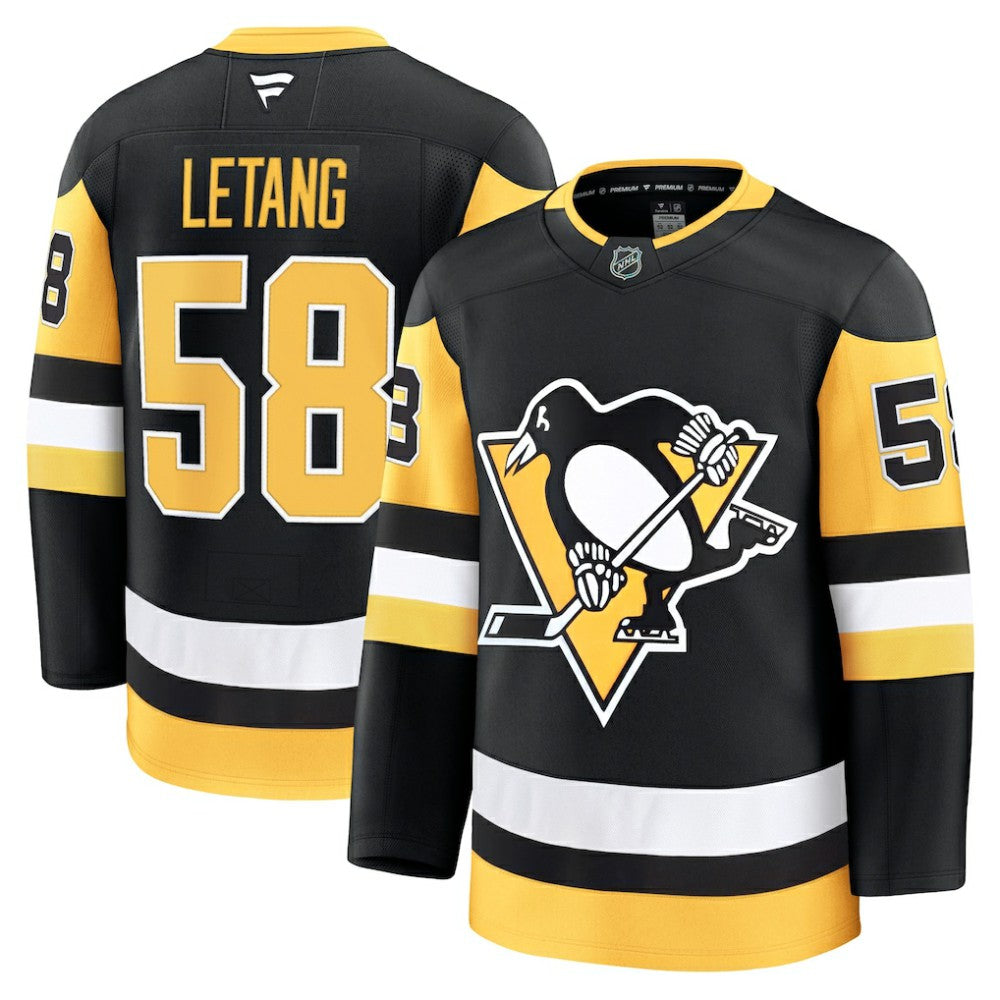 Kris Letang Pittsburgh Penguins Fanatics Home Premium Jersey - Black - NHL