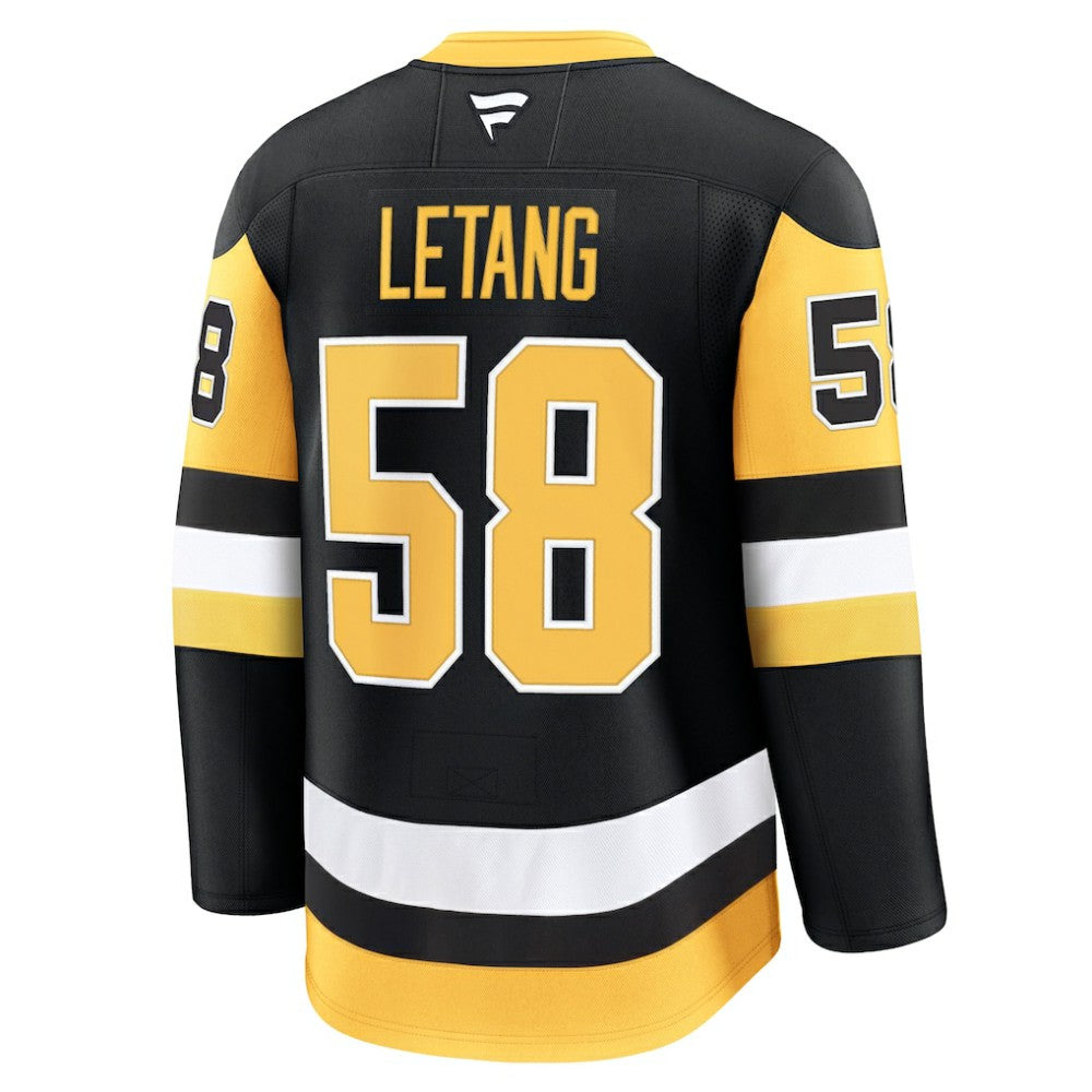 Kris Letang Pittsburgh Penguins Fanatics Home Premium Jersey - Black - NHL