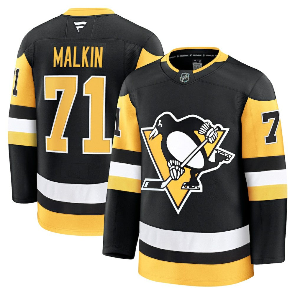 Evgeni Malkin Pittsburgh Penguins Fanatics Home Premium Jersey - Black - NHL