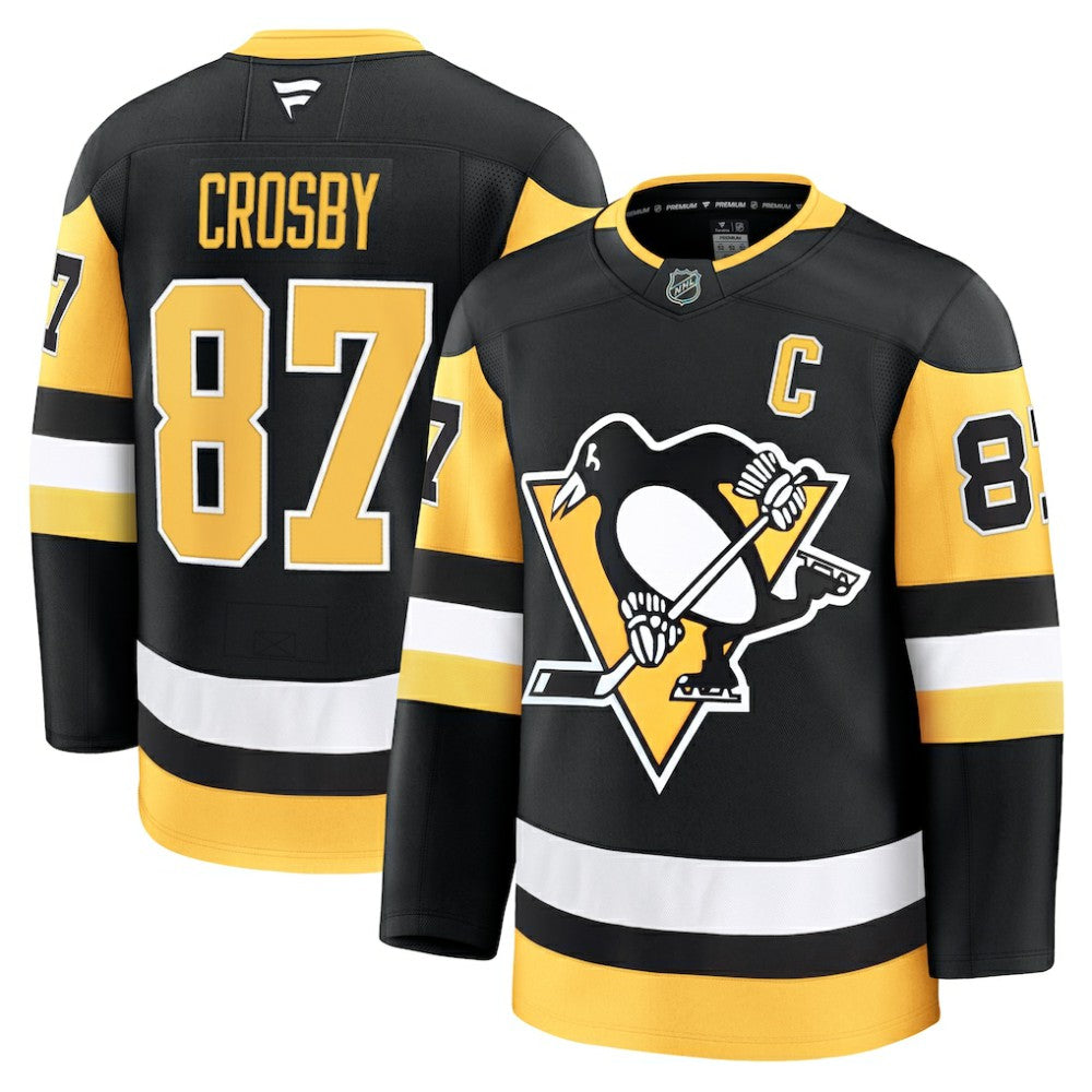 Sidney Crosby Pittsburgh Penguins Fanatics Home Premium Jersey - Black - NHL