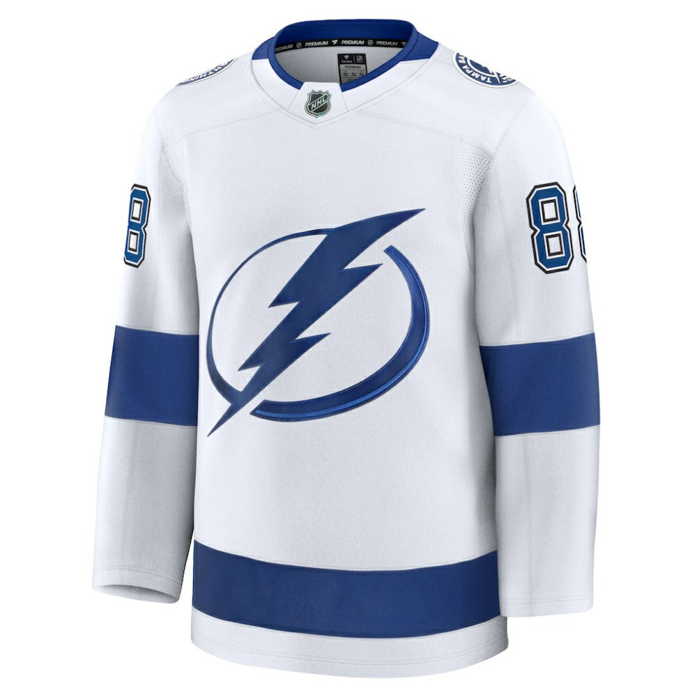 Andrei Vasilevskiy Tampa Bay Lightning Fanatics Away Premium Jersey - White - NHL