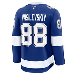 Andrei Vasilevskiy Tampa Bay Lightning Fanatics Home Premium Jersey - Blue - NHL