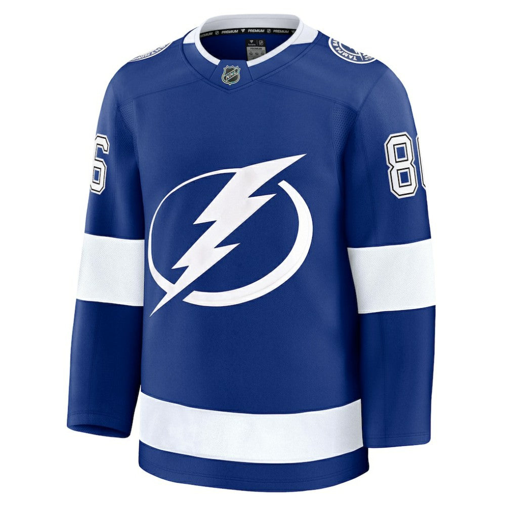 Nikita Kucherov Tampa Bay Lightning Fanatics Home Premium Jersey - Blue - NHL