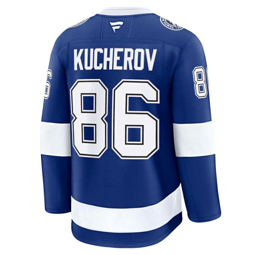 Nikita Kucherov Tampa Bay Lightning Fanatics Home Premium Jersey - Blue - NHL
