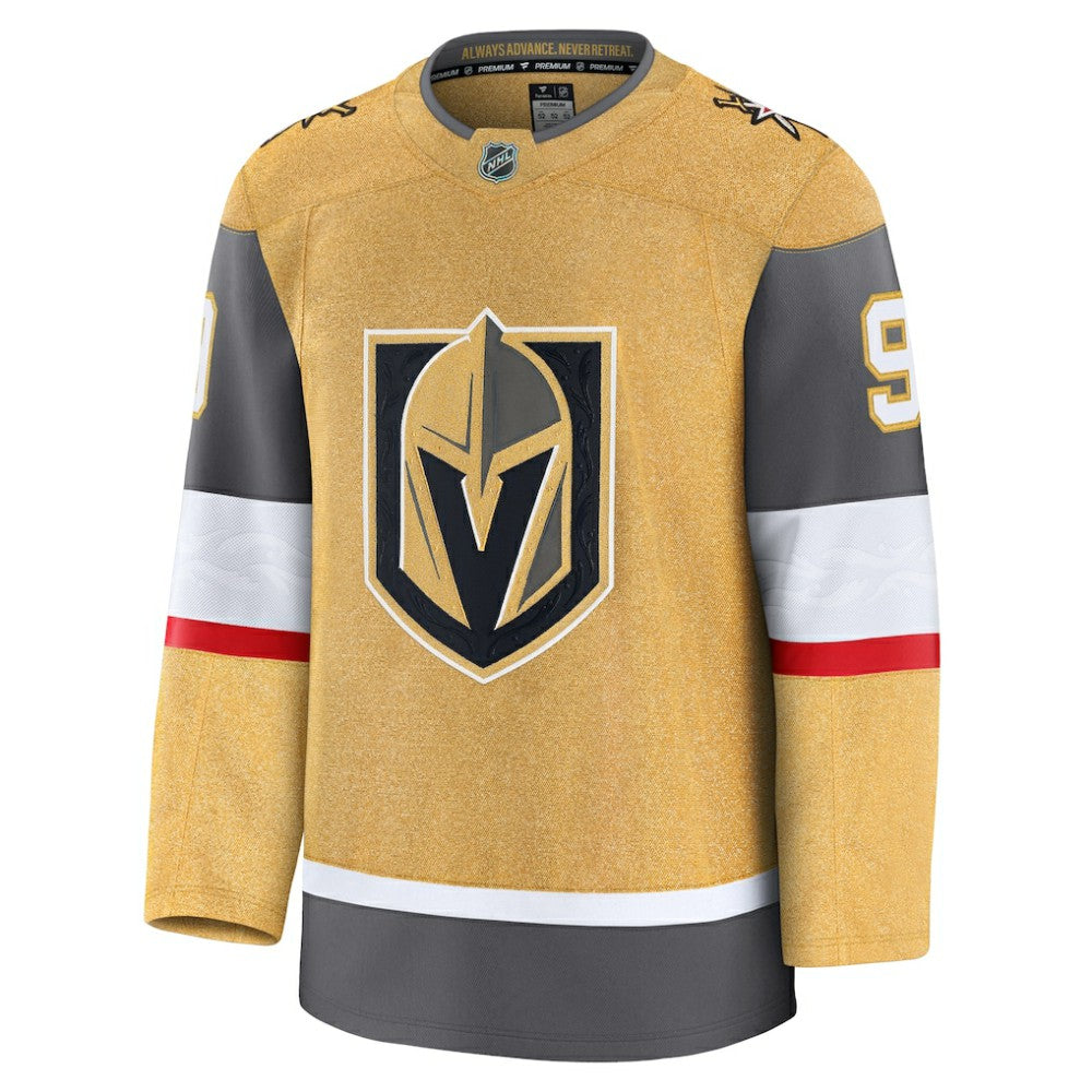Jack Eichel Vegas Golden Knights Fanatics Home Premium Jersey - Gold - NHL