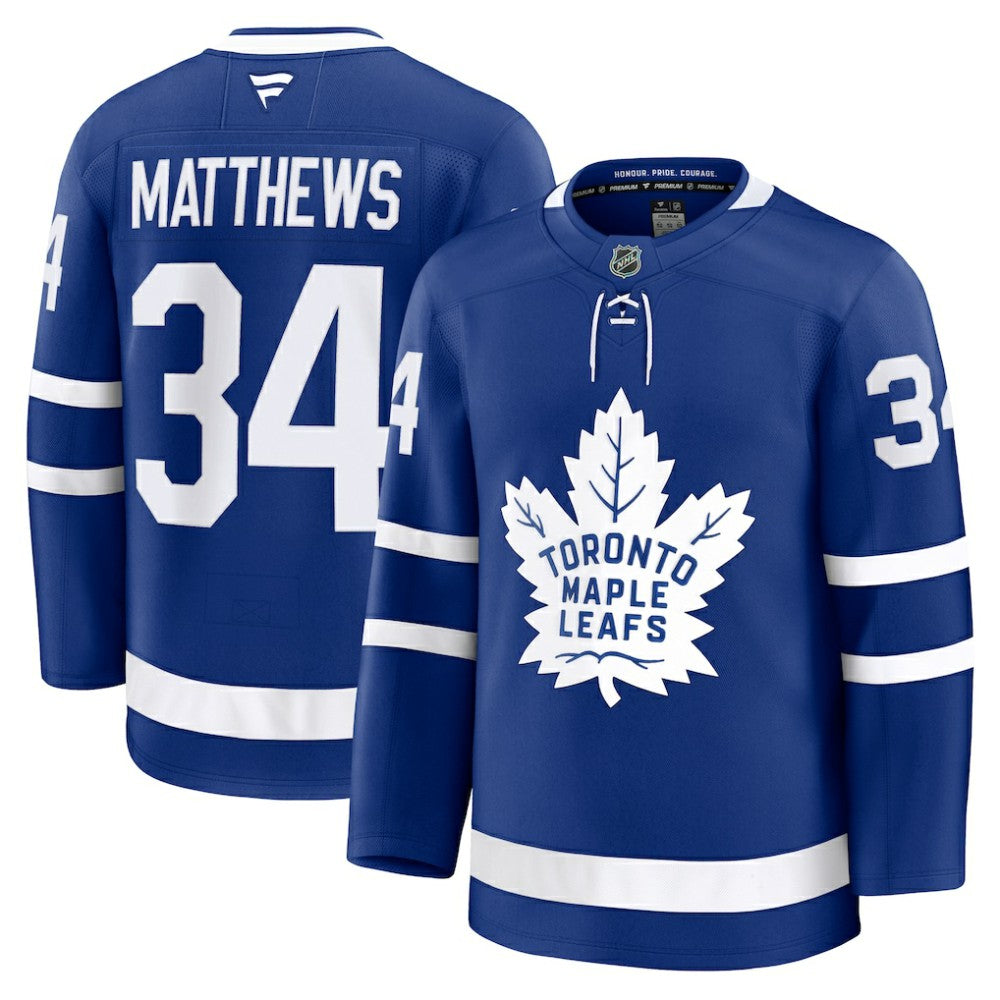 Auston Matthews Toronto Maple Leafs Fanatics Home Premium Jersey - Blue - NHL