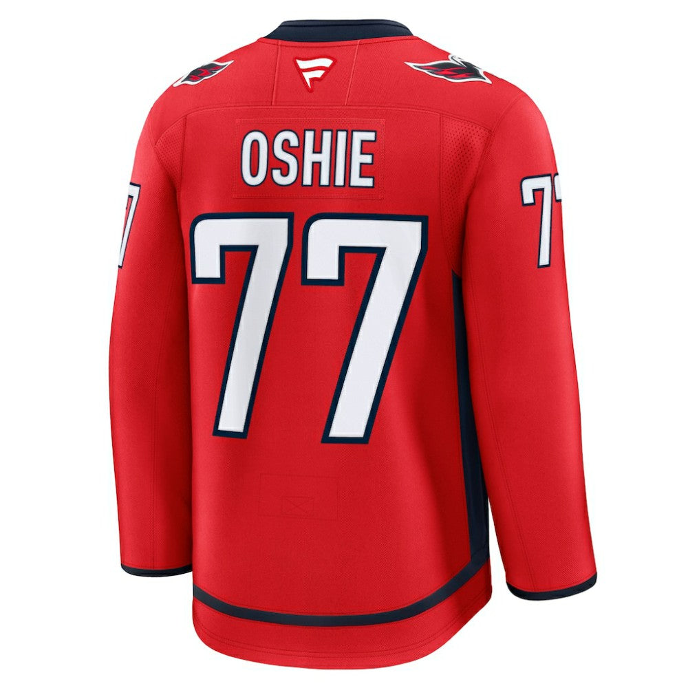 TJ Oshie Washington Capitals Fanatics Home Premium Jersey - Red - NHL