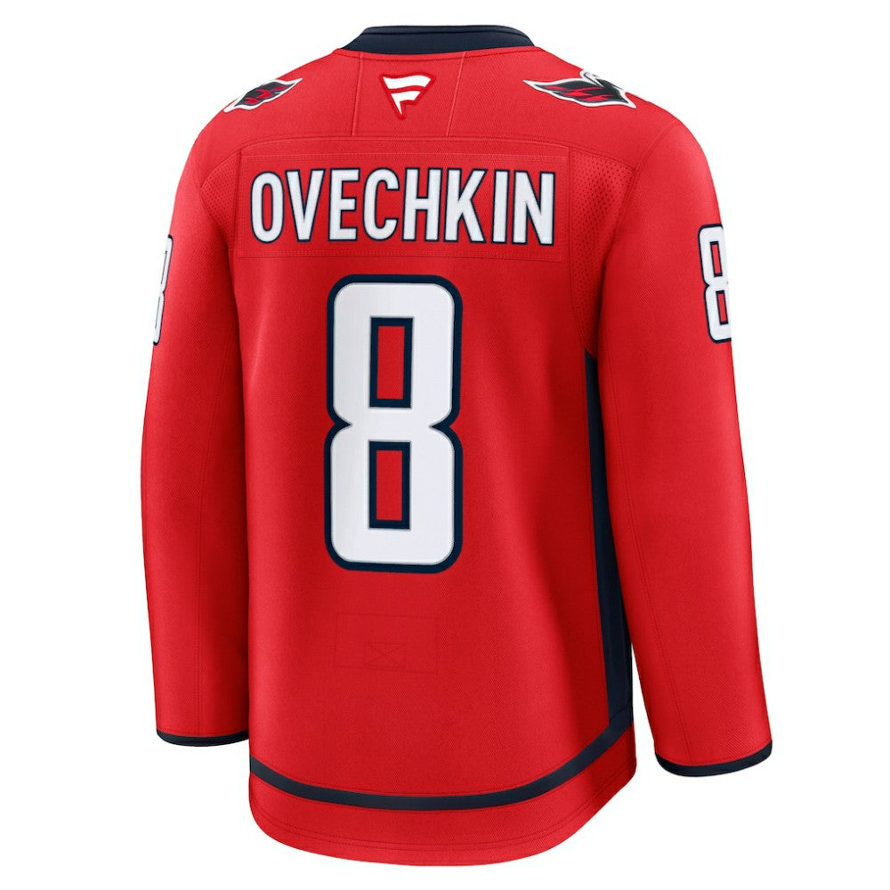 Alexander Ovechkin Washington Capitals Fanatics Home Premium Jersey - Red - NHL