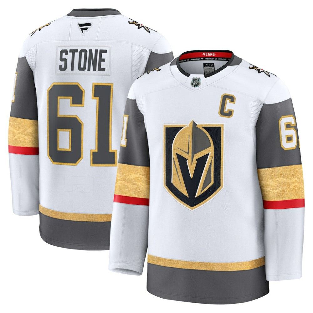 Mark Stone Vegas Golden Knights Fanatics Away Premium Jersey - White - NHL