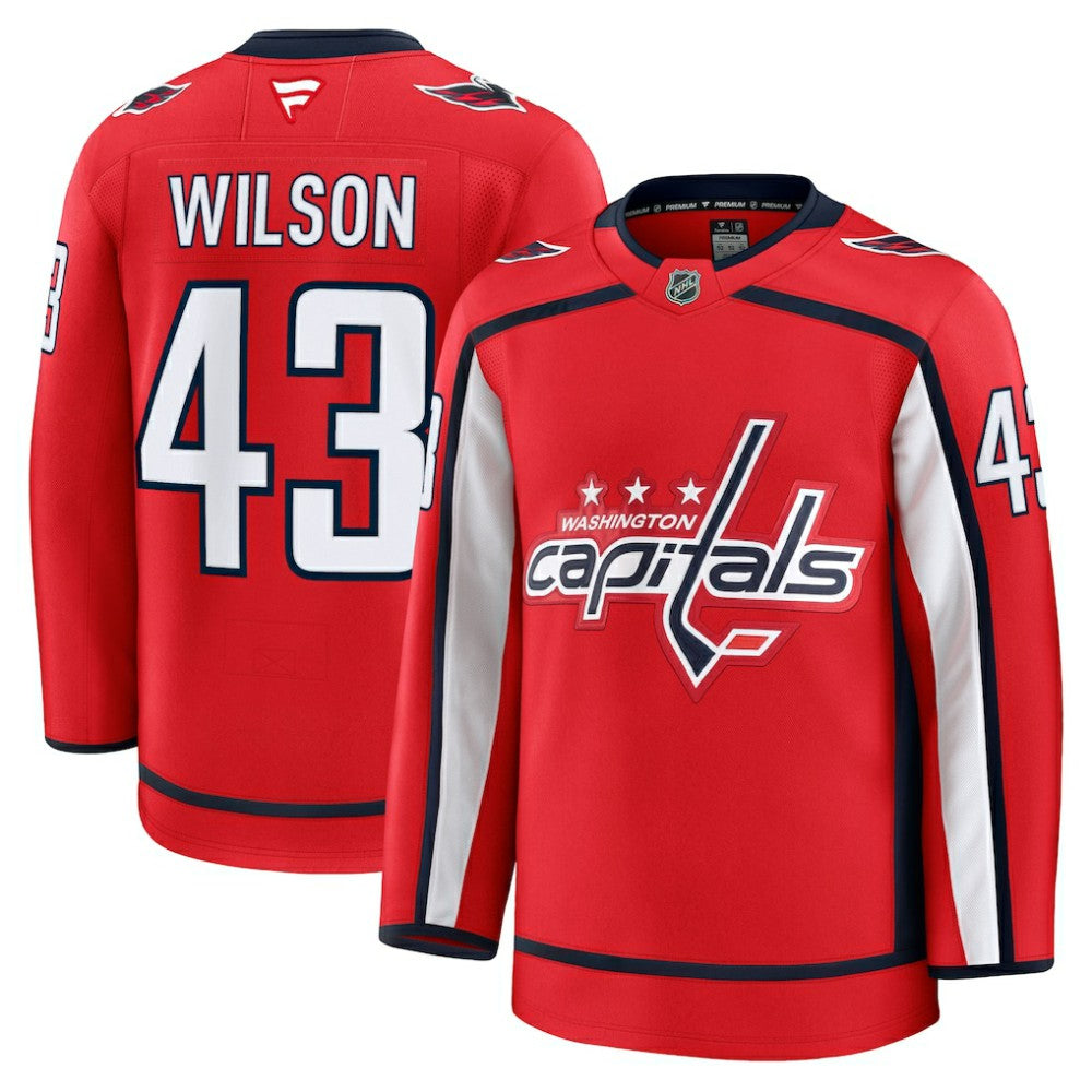 Tom Wilson Washington Capitals Fanatics Home Premium Jersey - Red - NHL