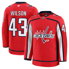 Tom Wilson Washington Capitals Fanatics Home Premium Jersey - Red - NHL