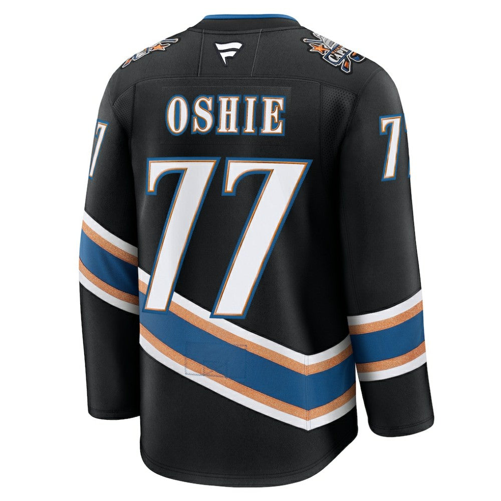 TJ Oshie Washington Capitals Fanatics Alternate 50th Anniversary Premium Jersey - Black - NHL