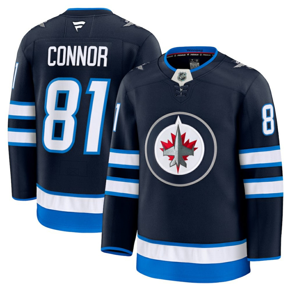 Kyle Connor Winnipeg Jets Fanatics Home Premium Jersey - Navy - NHL