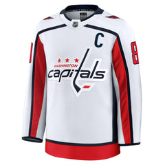 Alexander Ovechkin Washington Capitals Fanatics Away Premium Jersey - White - NHL