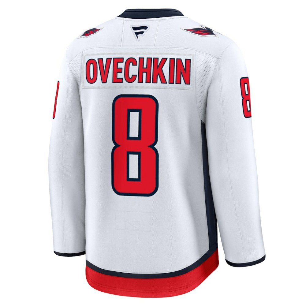 Alexander Ovechkin Washington Capitals Fanatics Away Premium Jersey - White - NHL