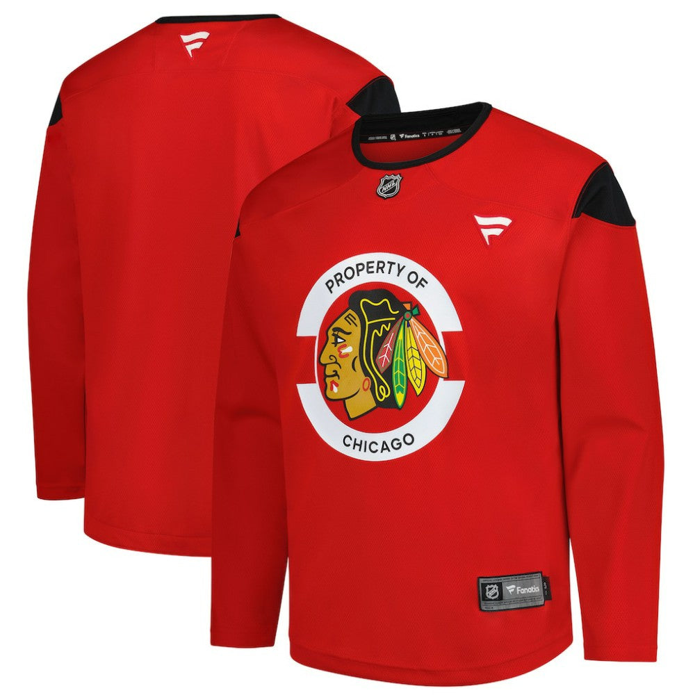 Chicago Blackhawks Fanatics Practice Jersey - Red - NHL