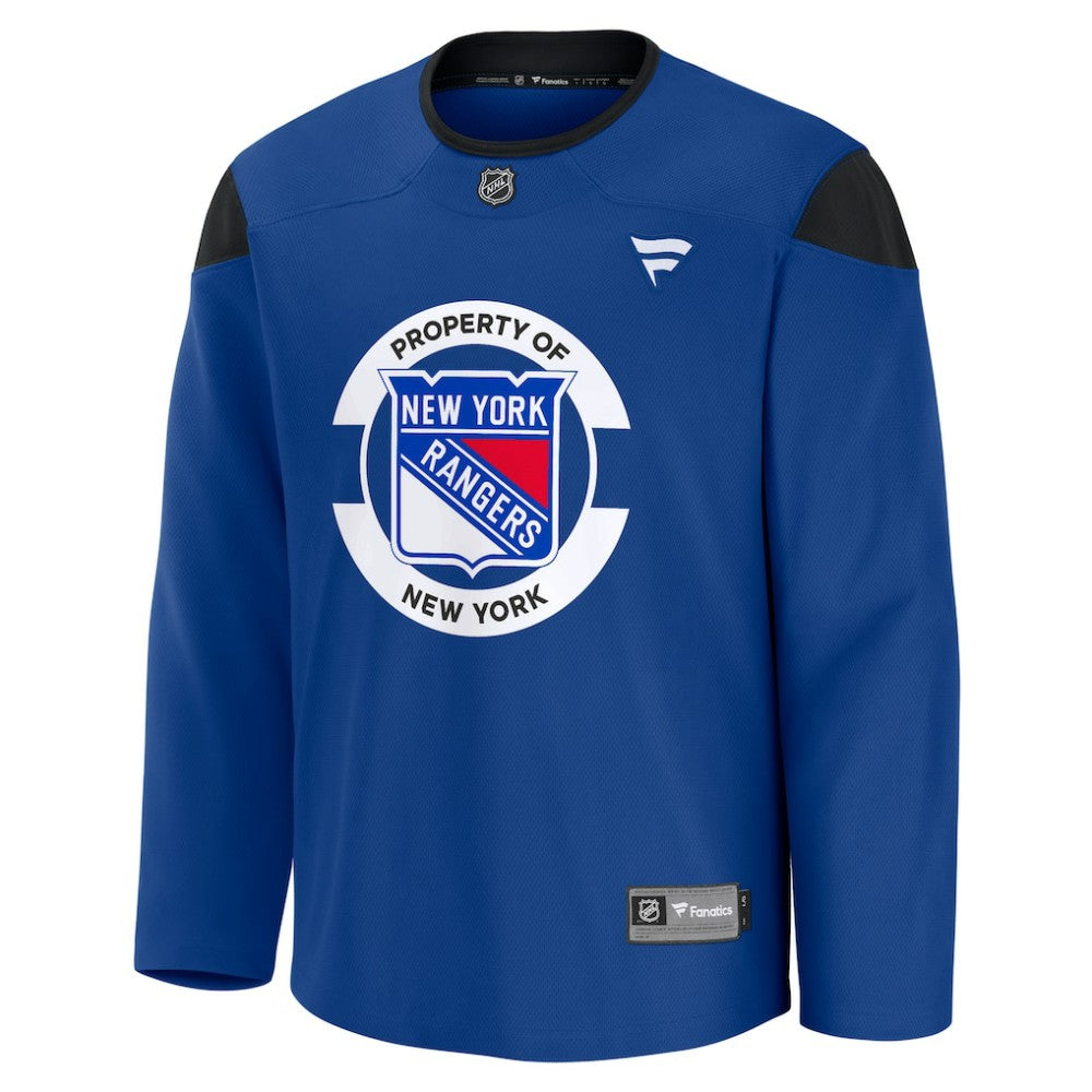 New York Rangers Fanatics Practice Jersey - Blue - NHL