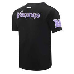 Minnesota Vikings Pro Standard Retro Striper T-Shirt Black | NFL