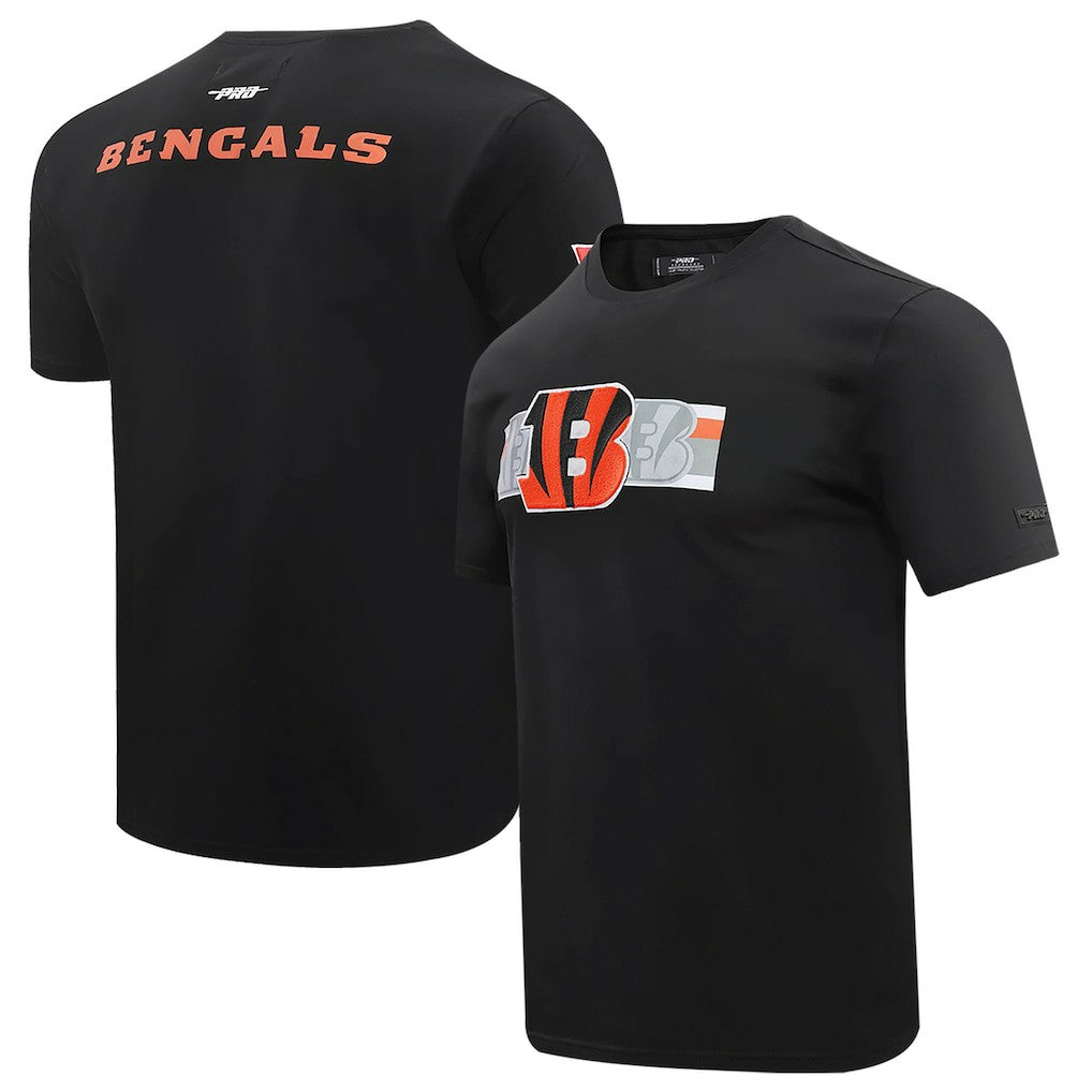 Cincinnati Bengals Pro Standard Retro Striper T-Shirt Black | NFL
