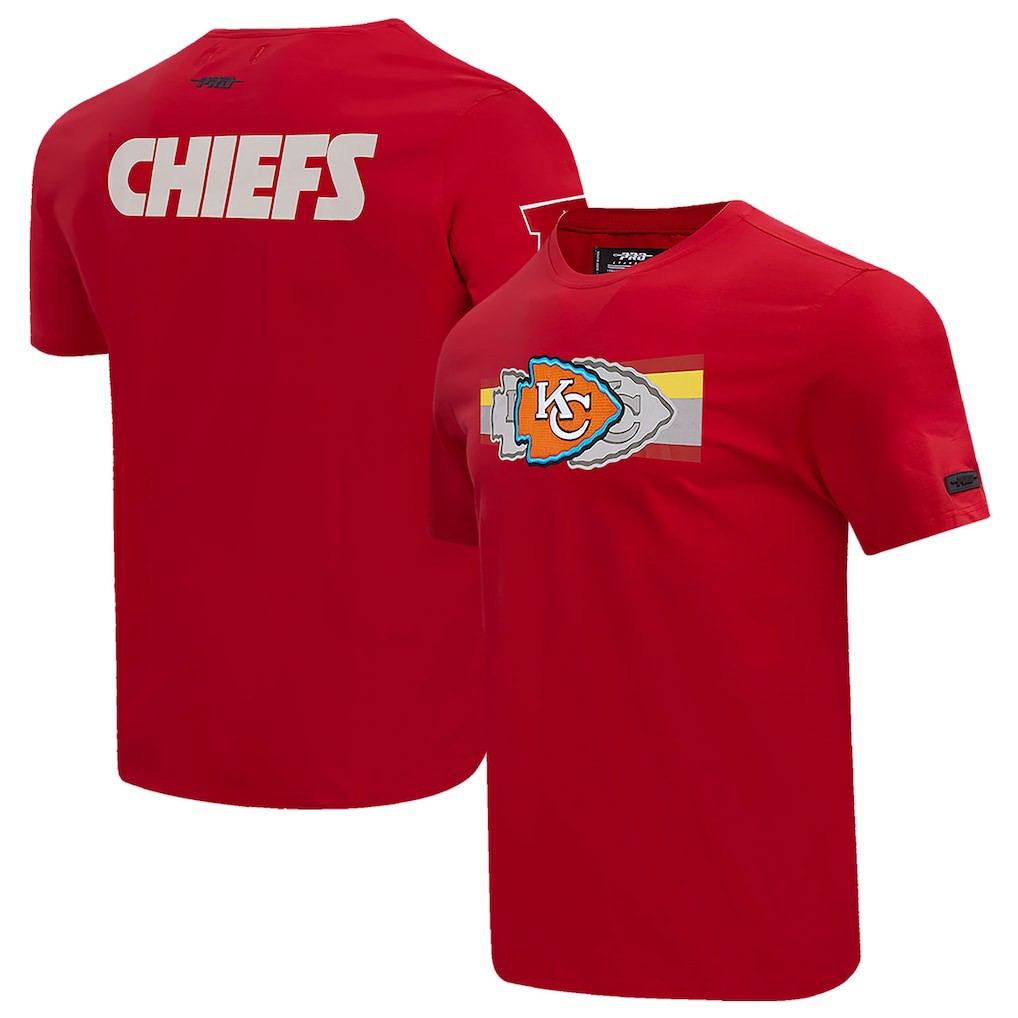 Kansas City Chiefs Pro Standard Retro Striper T-Shirt Red | NFL