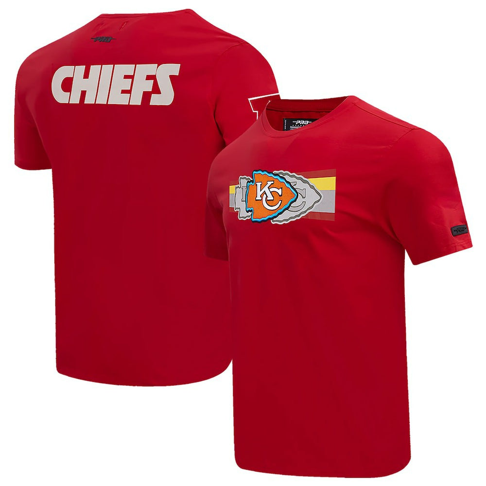 Kansas City Chiefs Pro Standard Retro Striper T-Shirt Red | NFL