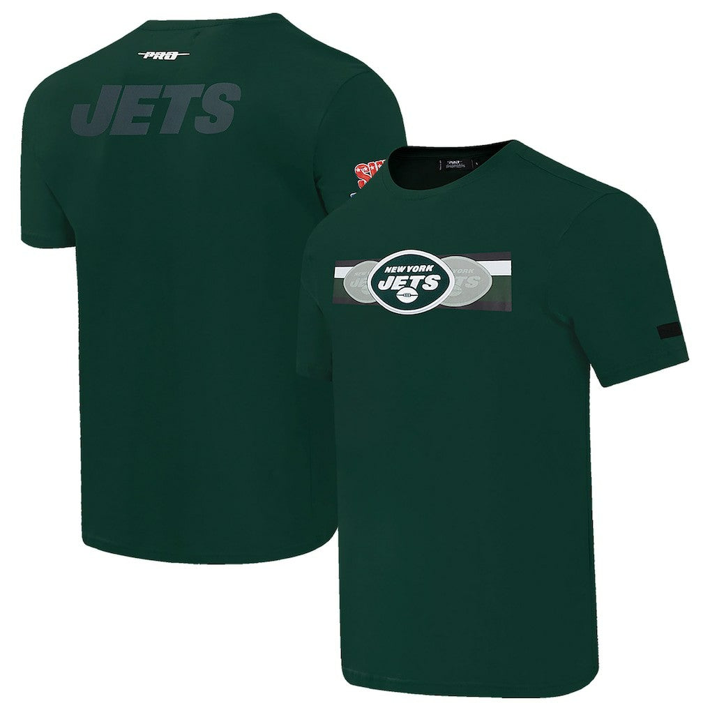 New York Jets Pro Standard Retro Striper T-Shirt Green | NFL