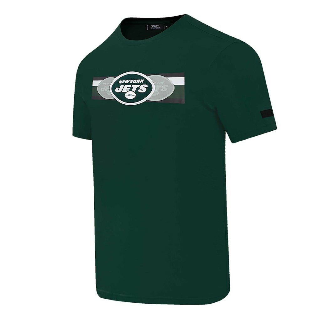 New York Jets Pro Standard Retro Striper T-Shirt Green | NFL