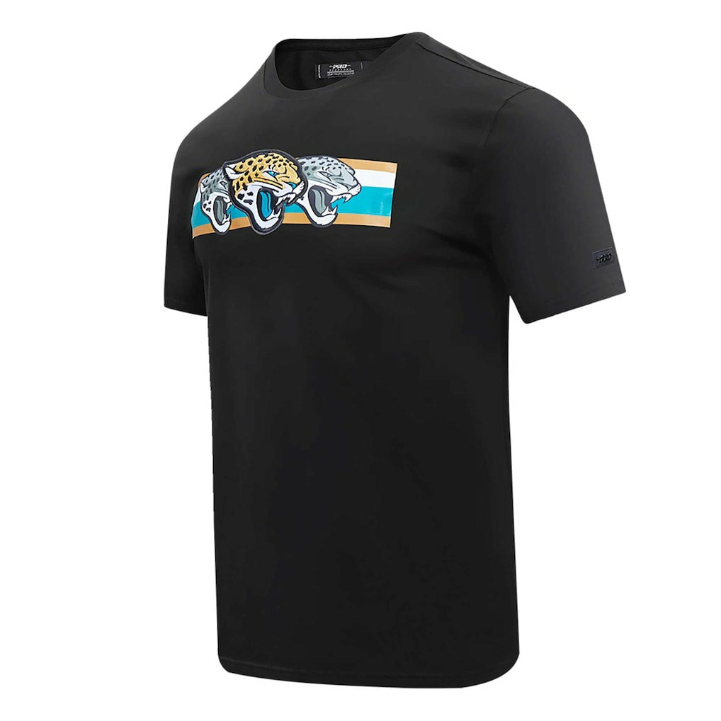 Jacksonville Jaguars Pro Standard Retro Striper T-Shirt Black | NFL