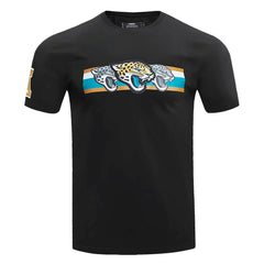 Jacksonville Jaguars Pro Standard Retro Striper T-Shirt Black | NFL