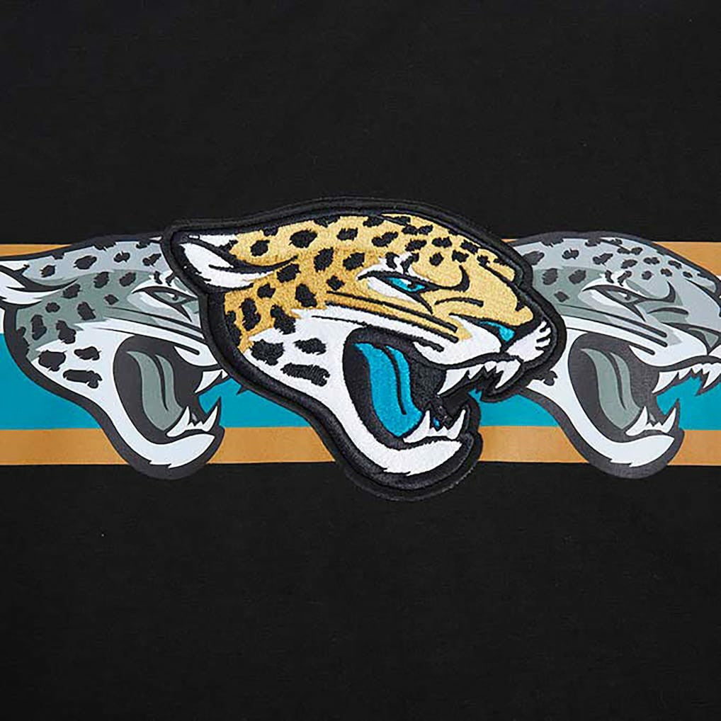 Jacksonville Jaguars Pro Standard Retro Striper T-Shirt Black | NFL