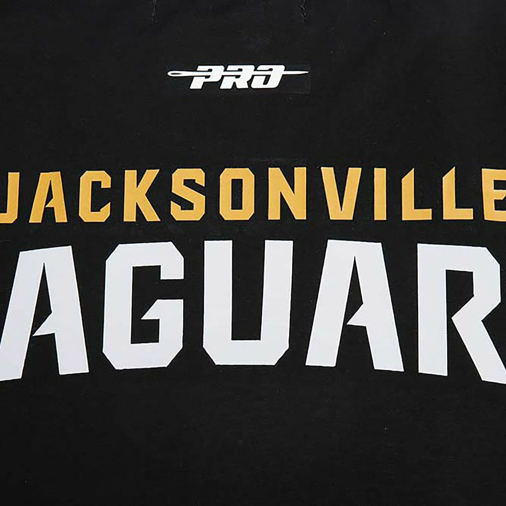 Jacksonville Jaguars Pro Standard Retro Striper T-Shirt Black | NFL