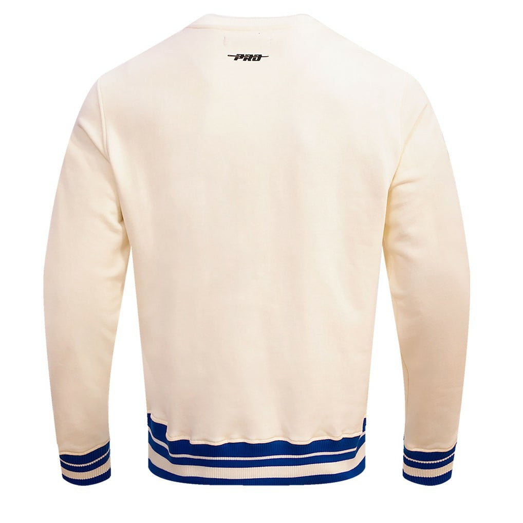 Seattle Seahawks Pro Standard Retro Classics Fleece Pullover Sweatshirt Cream | NFL