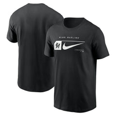 Miami Marlins Nike Fashion Graphic Swoosh T-Shirt - MLB