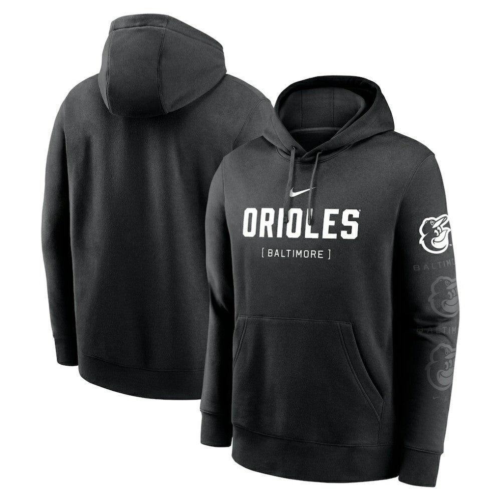 Baltimore Orioles Nike Fashion Club Pullover Hoodie - MLB
